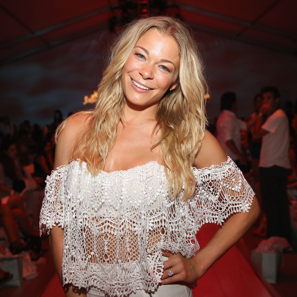 LeAnn Rimes auf der Mercedes-Benz-Fashion-Week in Miami, Florida