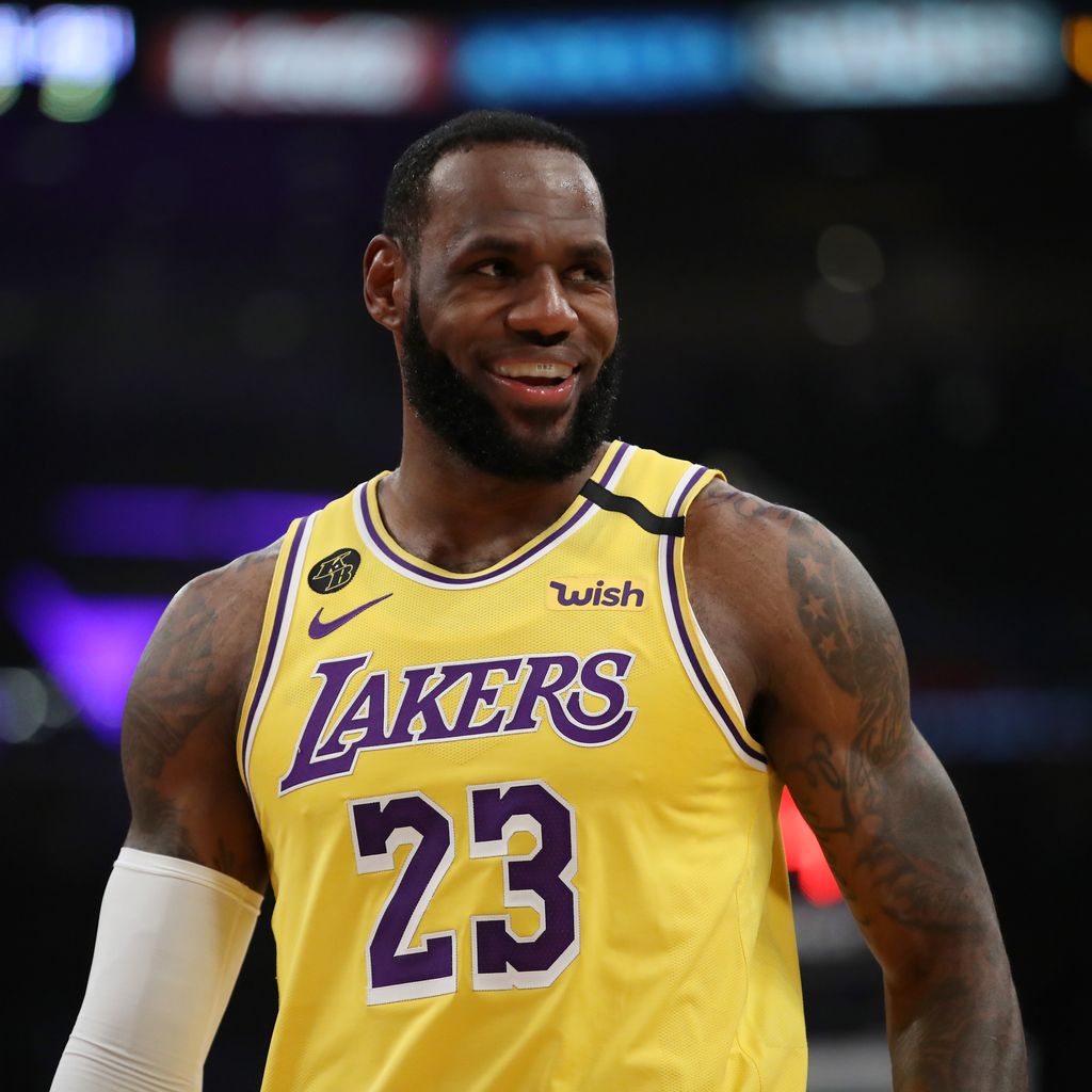 LeBron James bei einem Basketballspiel in L.A. im März 2020