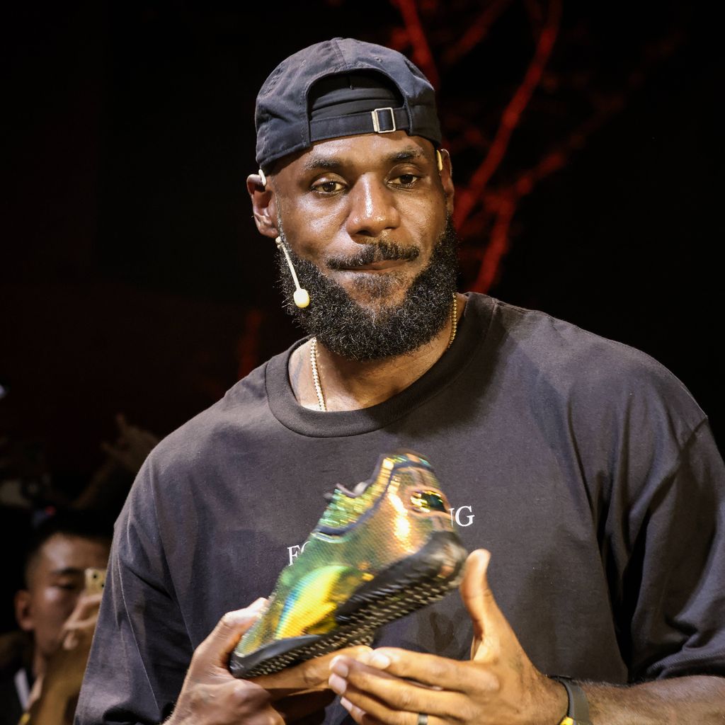 Basketballer LeBron James im September 2025 in Shanghai