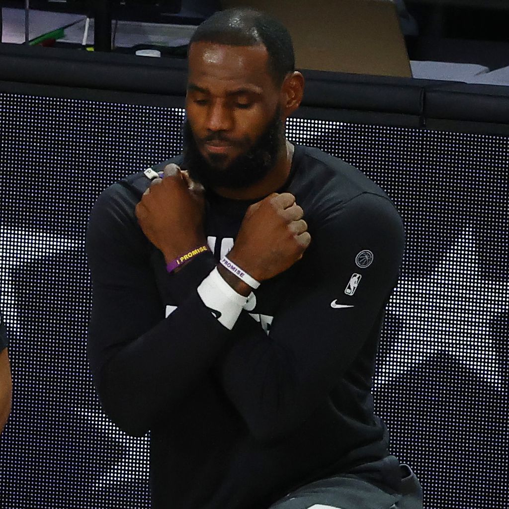 LeBron James bei einem NBA-Playoff-Spiel in Florida im August 2020