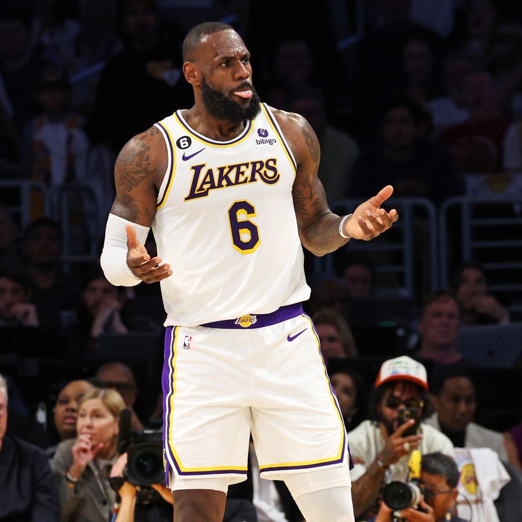 LeBron James beim Basketballspiel im Mai 2023