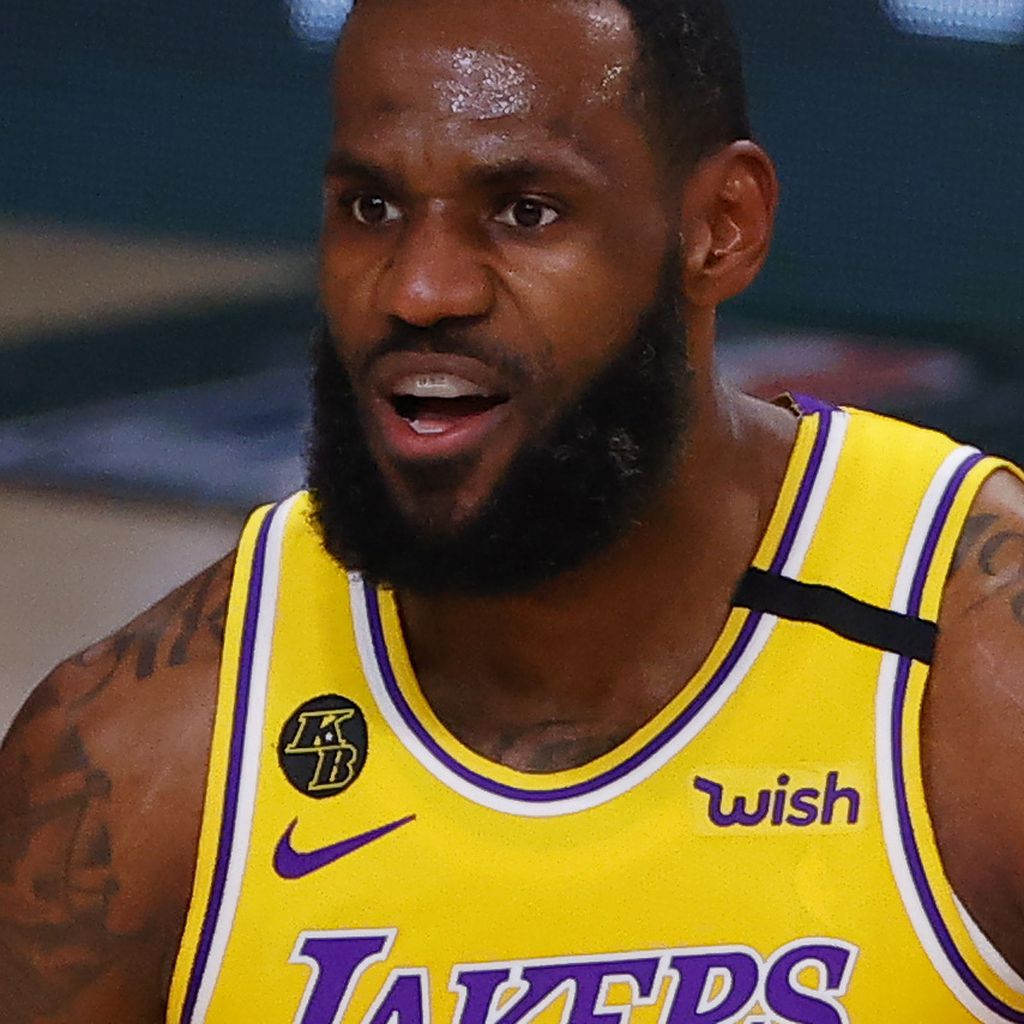 LeBron James bei einem NBA-Playoff-Spiel in Florida im August 2020