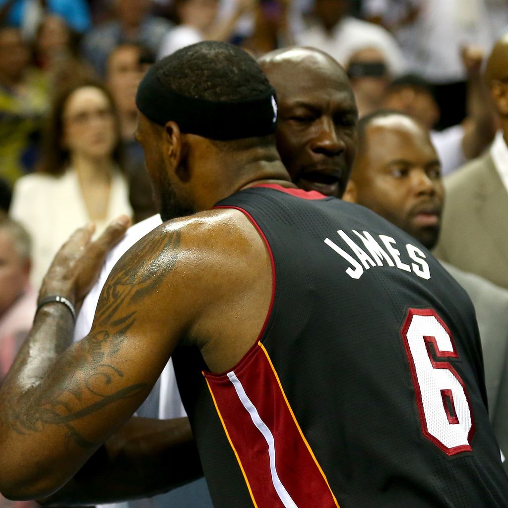 LeBron James und Michael Jordan 2014