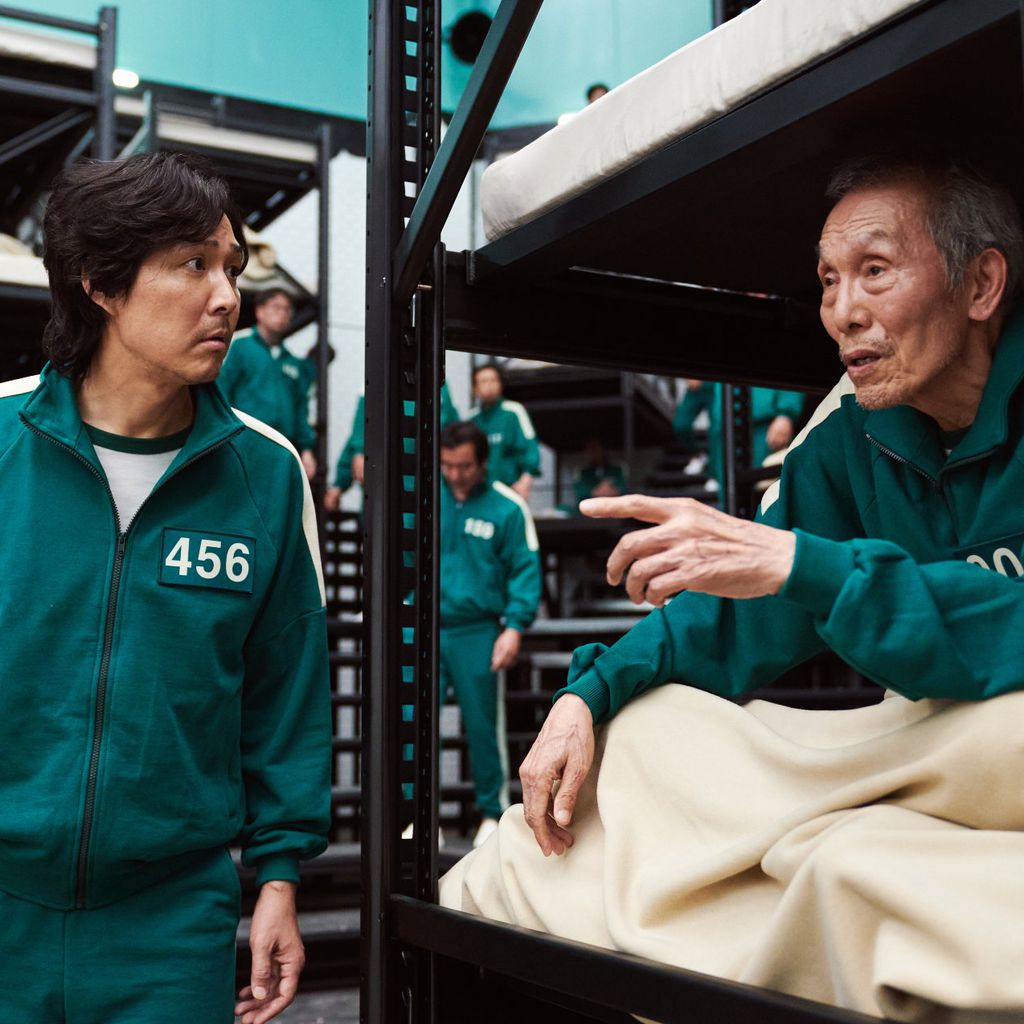 Lee Jung-jae mit O Yeong-su in "Squid Game"