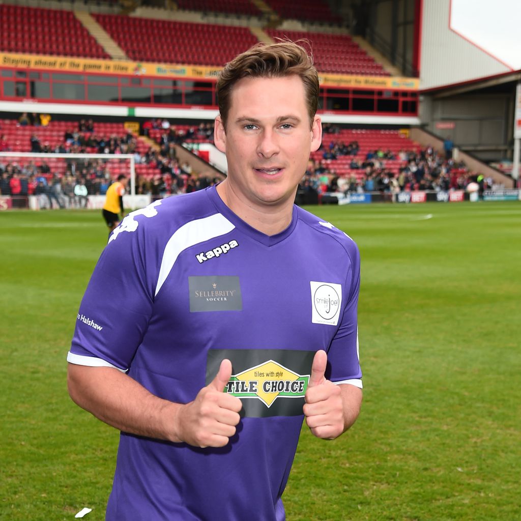 Lee Ryan bei einem Charity-Fußballspiel in Walsall