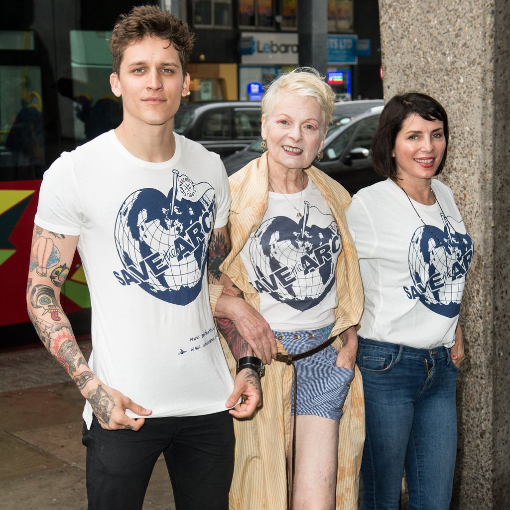 Leebo Freeman, Vivienne Westwood und Sadie Frost in London 2015