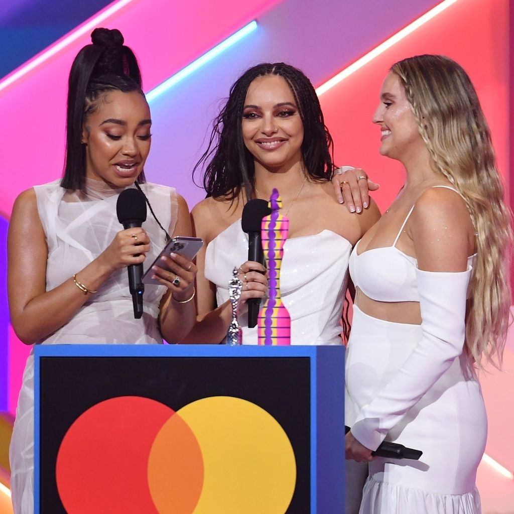 Leigh-Anne Pinnock, Jade Thirlwall und Perrie Edwards bei den Brit Awards 2021