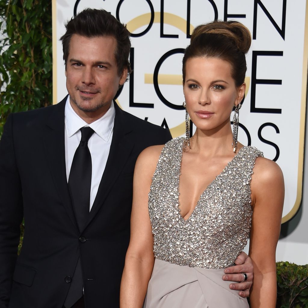 Len Wiseman und Kate Beckinsale bei den Golden Globes 2015