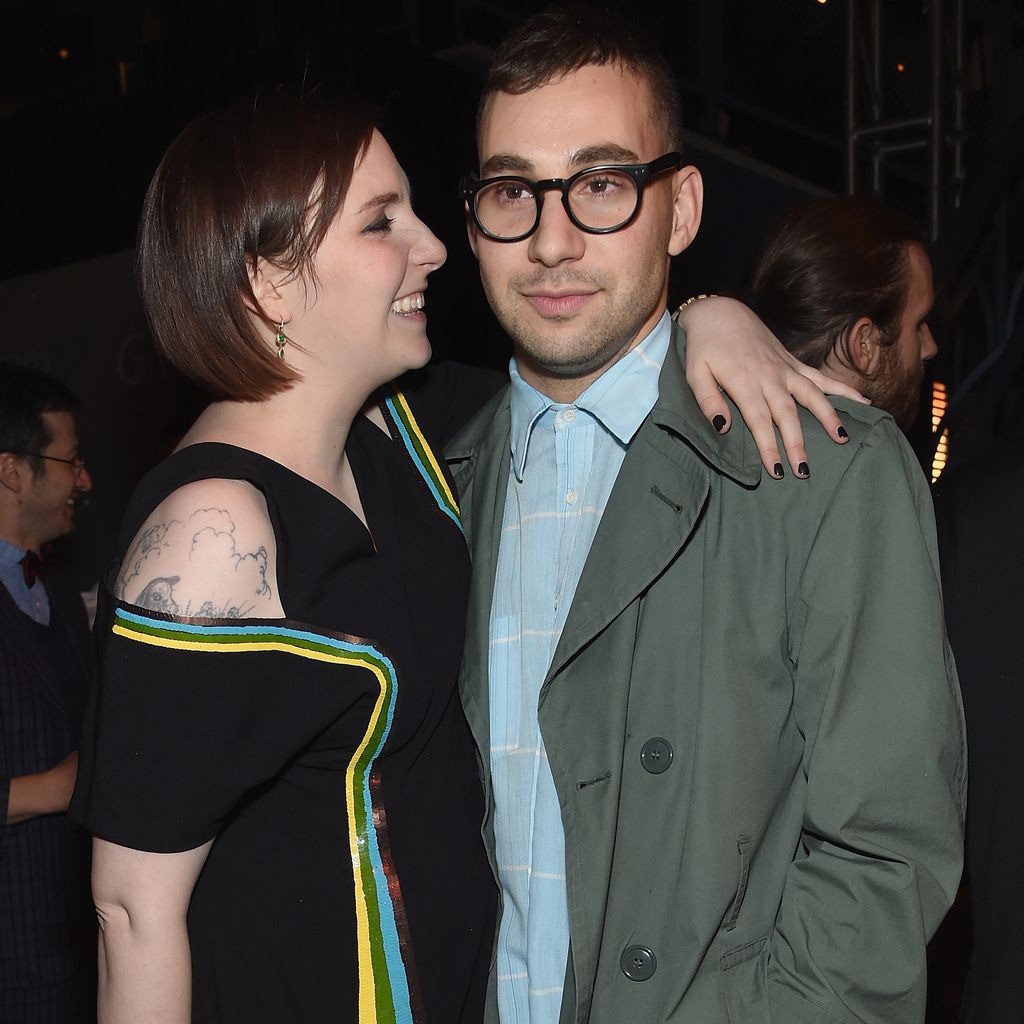 Lena Dunham und Jack Antonoff, 2015