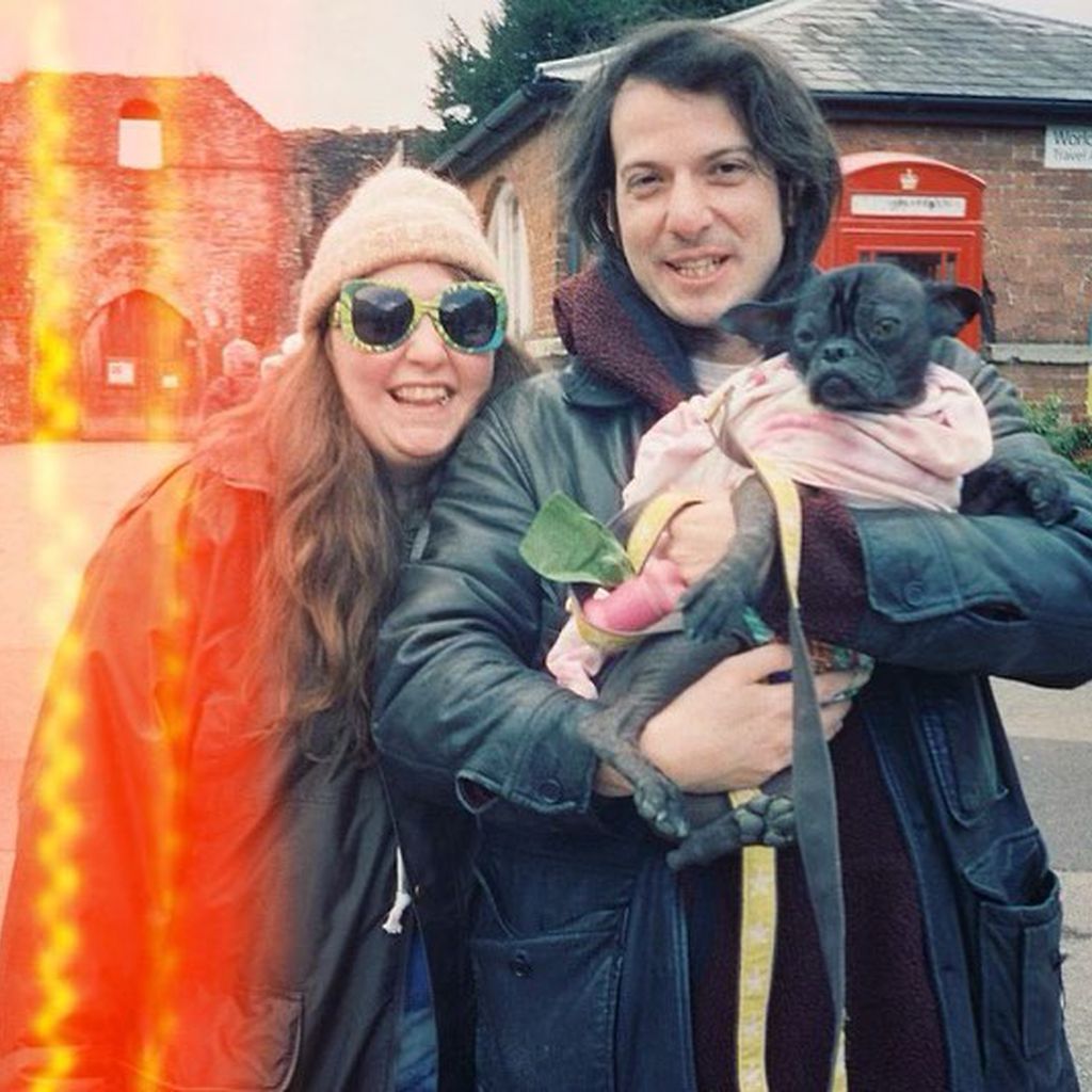 Lena Dunham, Luis Felber und ihr Hund im Juni 2021