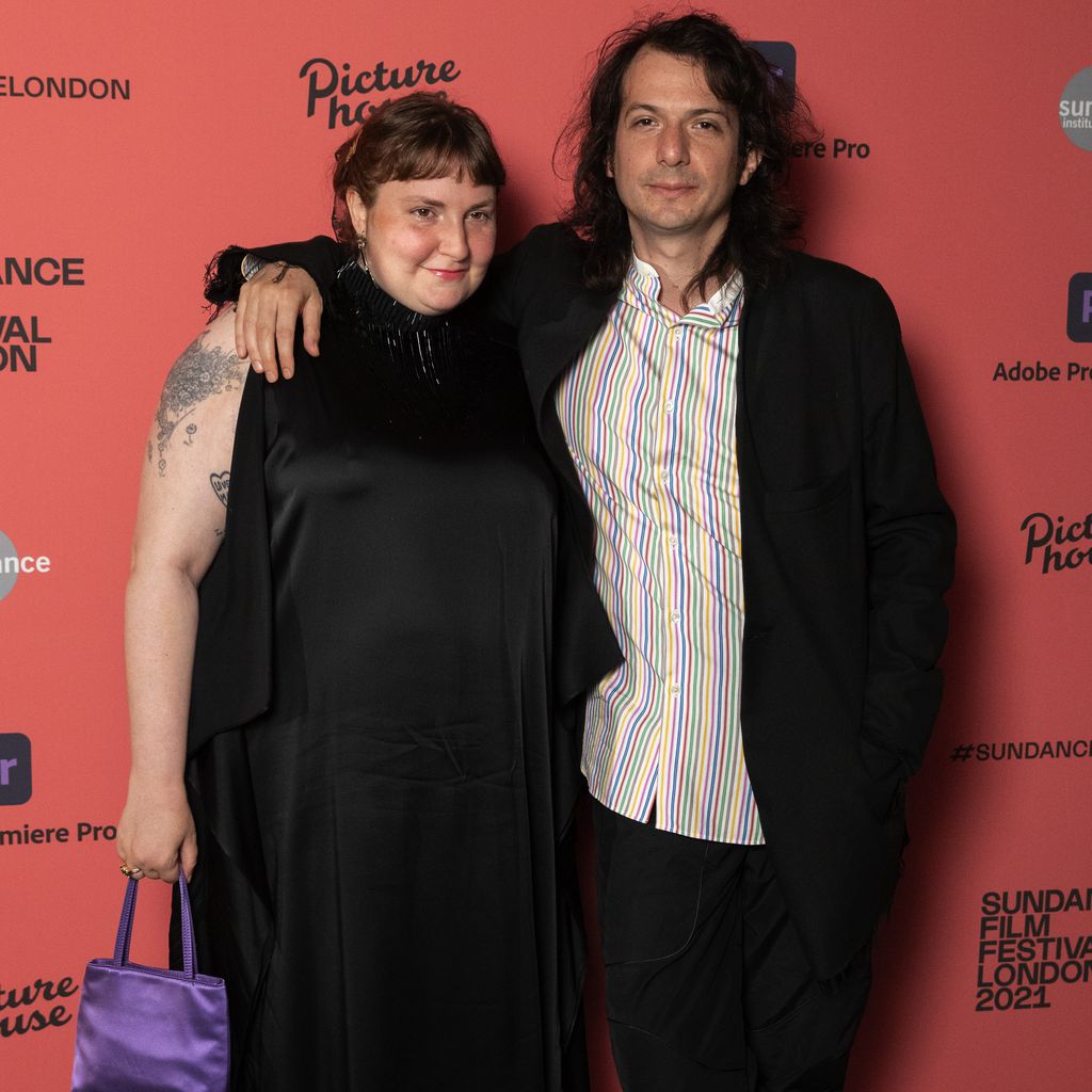 Lena Dunham und ihr Freund Luis Felber bei einer Filmvorführung in London im August 2021