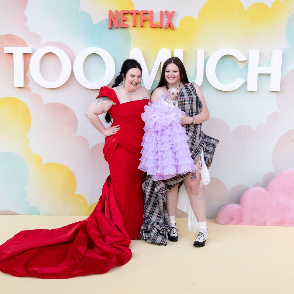 Lena Dunham und Megan Statler beim Netflix Special Screening von "Too Much" in London