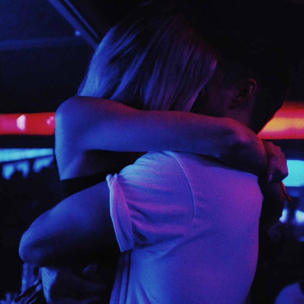 Lena Gercke und Dustin Schöne im April 2019