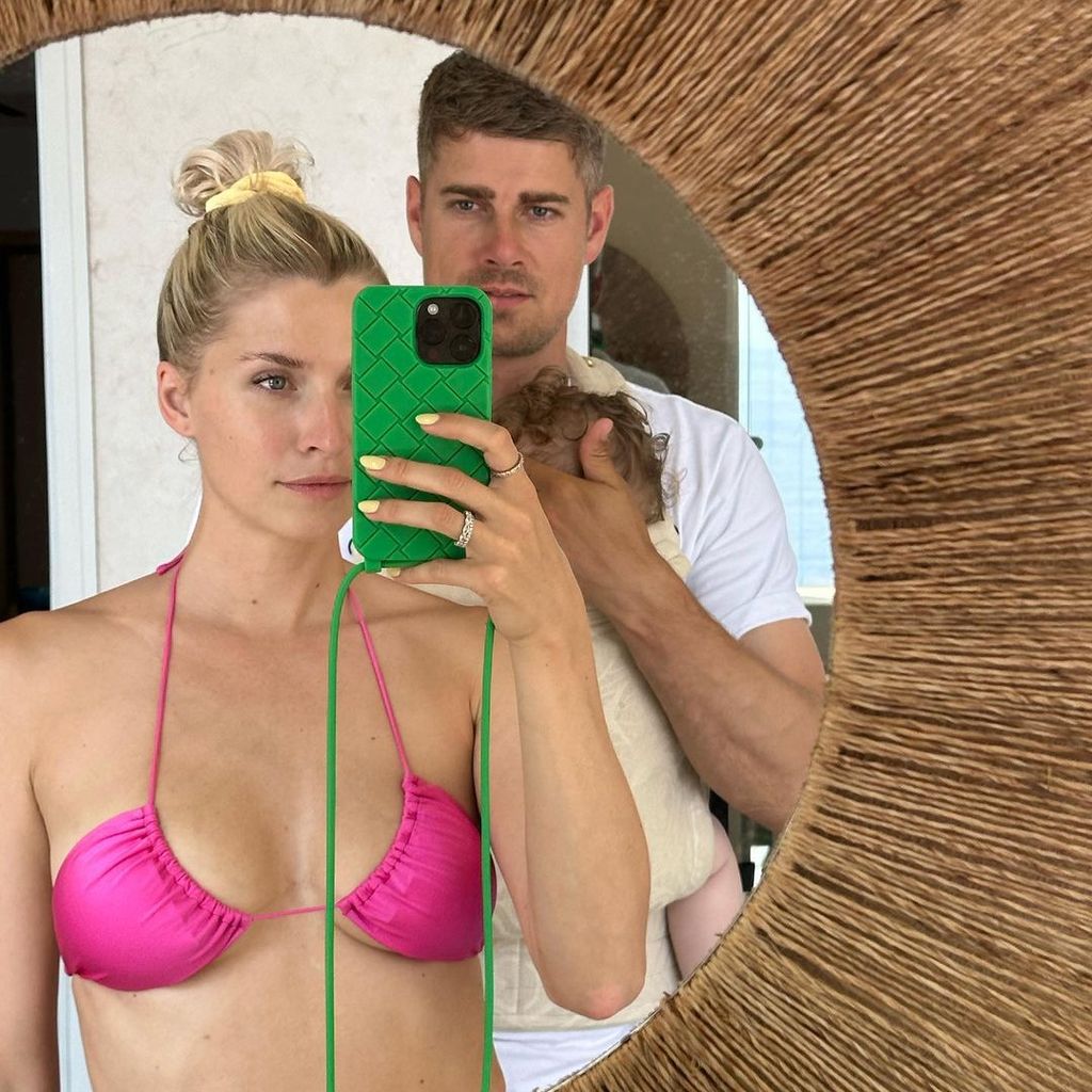 Lena Gercke und Dustin Schöne mit ihrer Tochter Lia im Juli 2023 in Monte Carlo