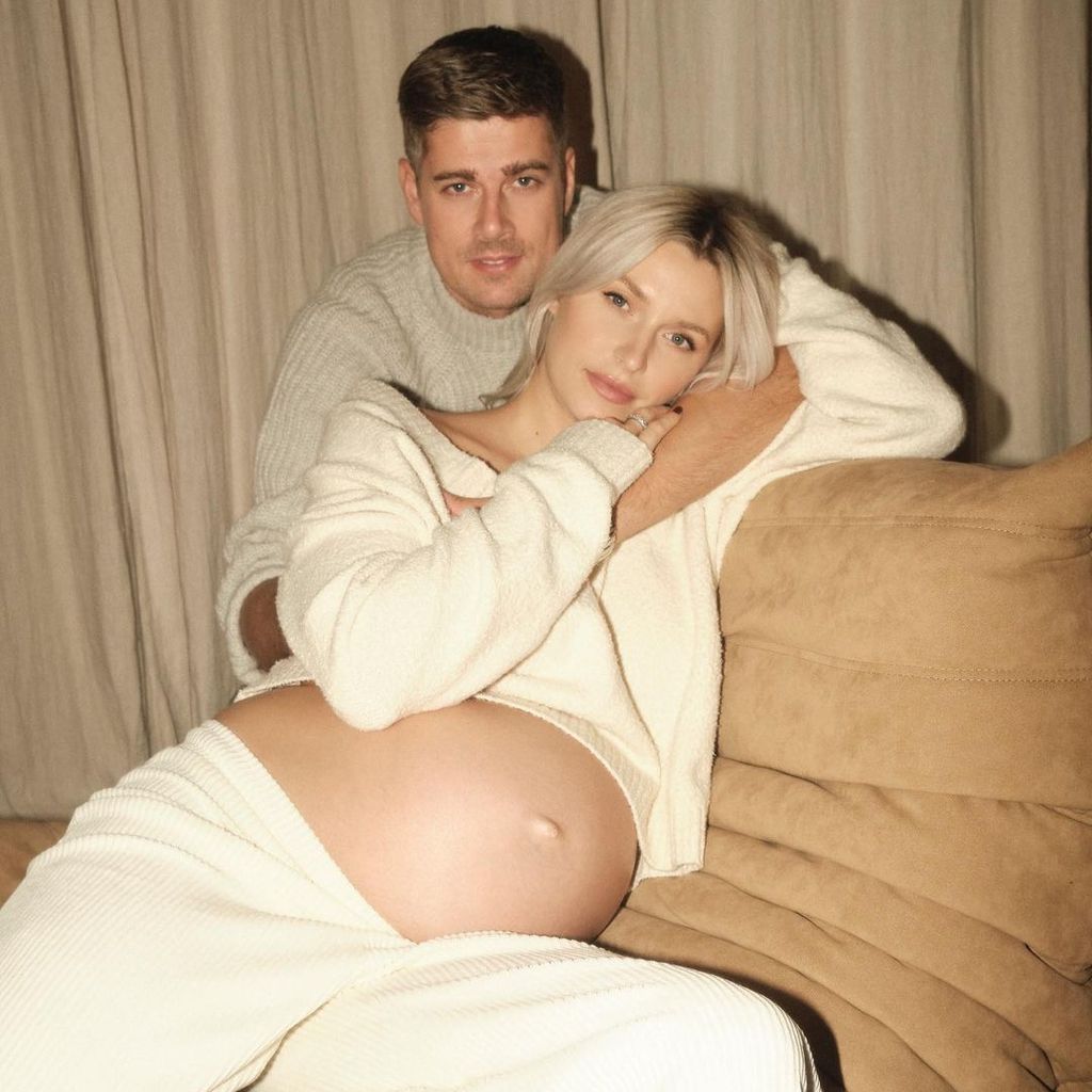 Babybauch-Shooting von Lena Gercke und Dustin Schöne im Dezember 2022