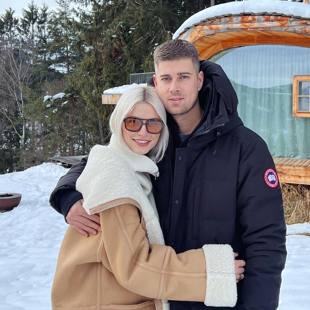 Model Lena Gercke und ihr Partner Dustin Schöne