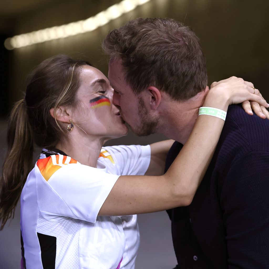 Lena Wurzenberger und Julian Nagelsmann im Juni 2024