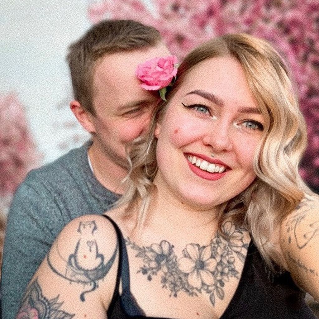 Lenara Klawitter und ihr Verlobter Nico im April 2020