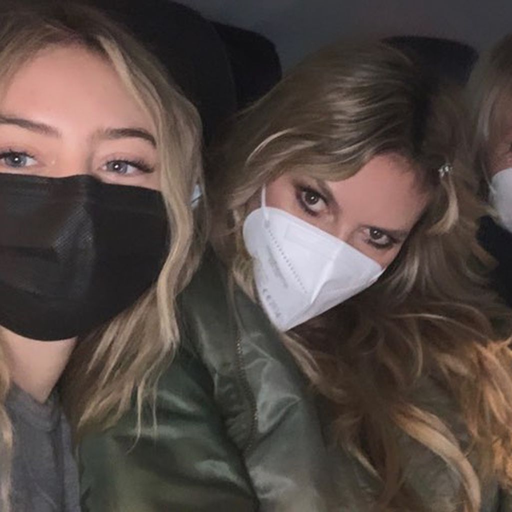 Leni, Heidi und Erna Klum im November 2020