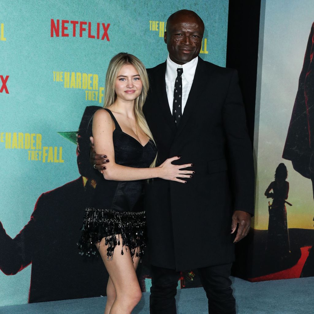 Leni Klum mit ihrem Adoptivvater Seal