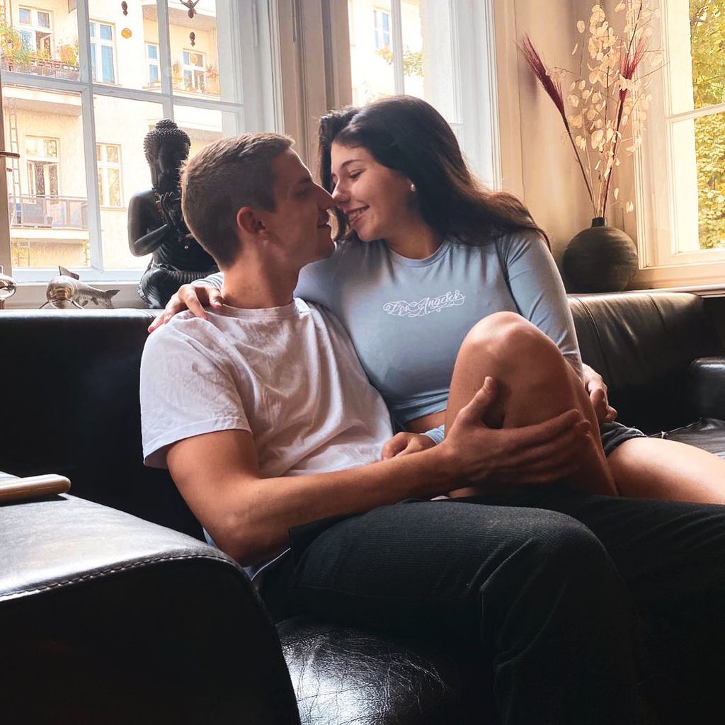 Lennart Borchert mit seiner Freundin Anna