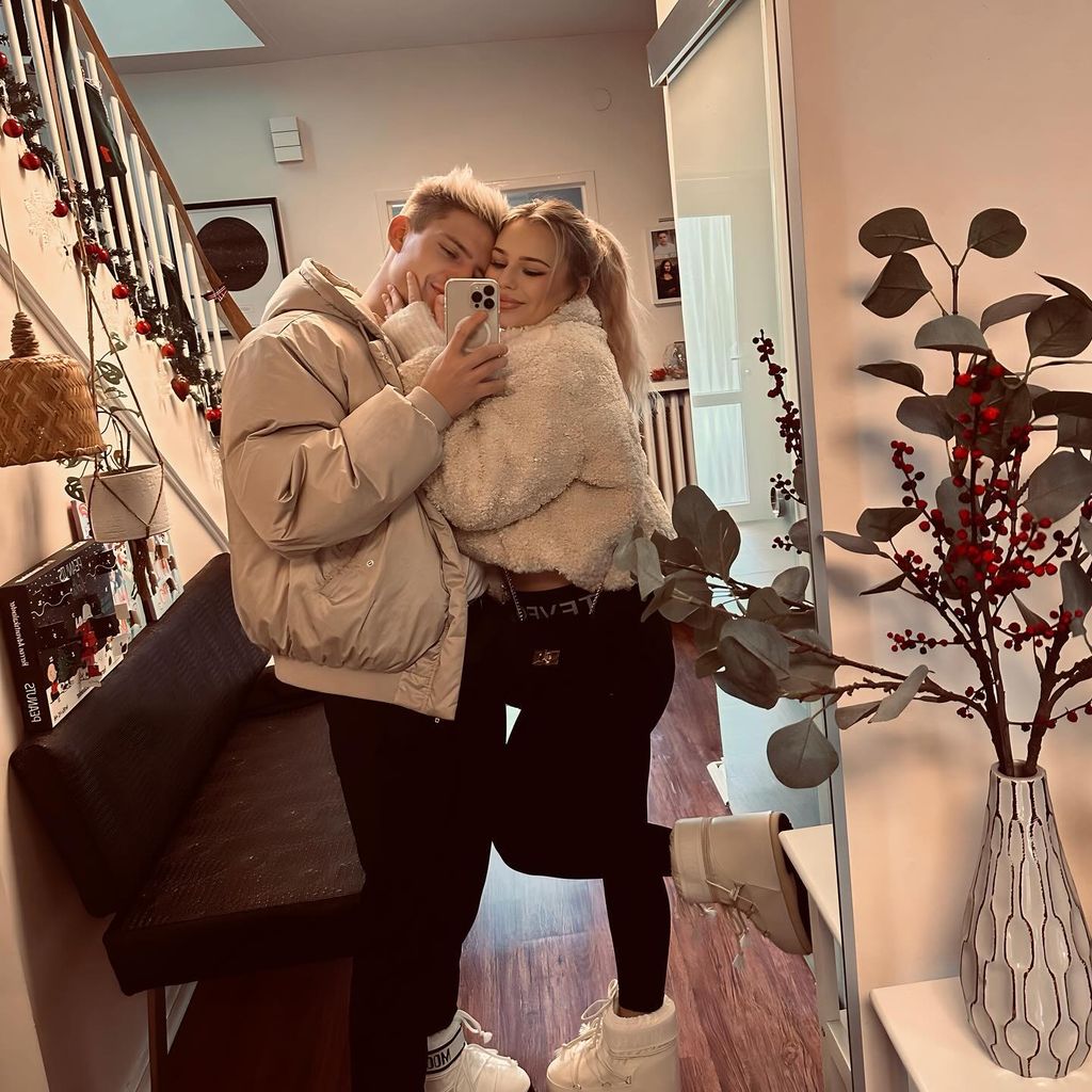 Lennart Borchert und seine Partnerin Louisa