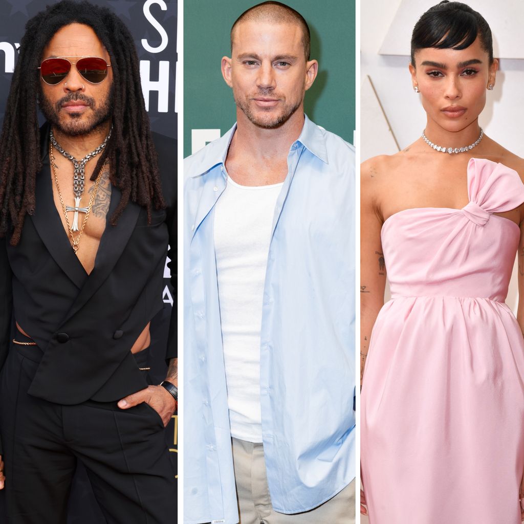 Lenny Kravitz, Channing Tatum und Zoë Kravitz