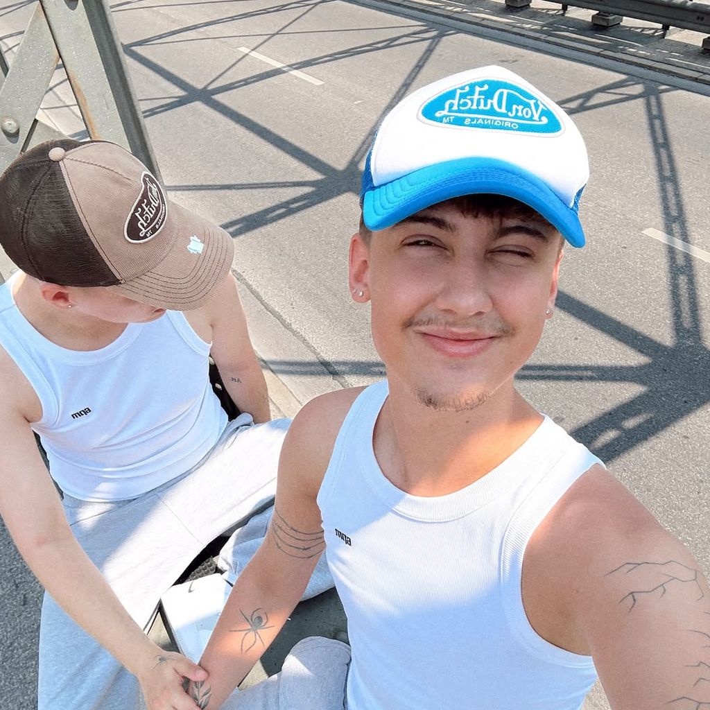 Leon Content und sein Partner Lucas