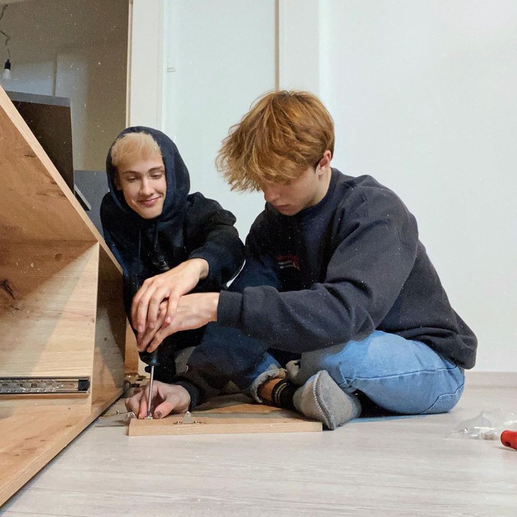 Leon und Martin, 2020 in Berlin