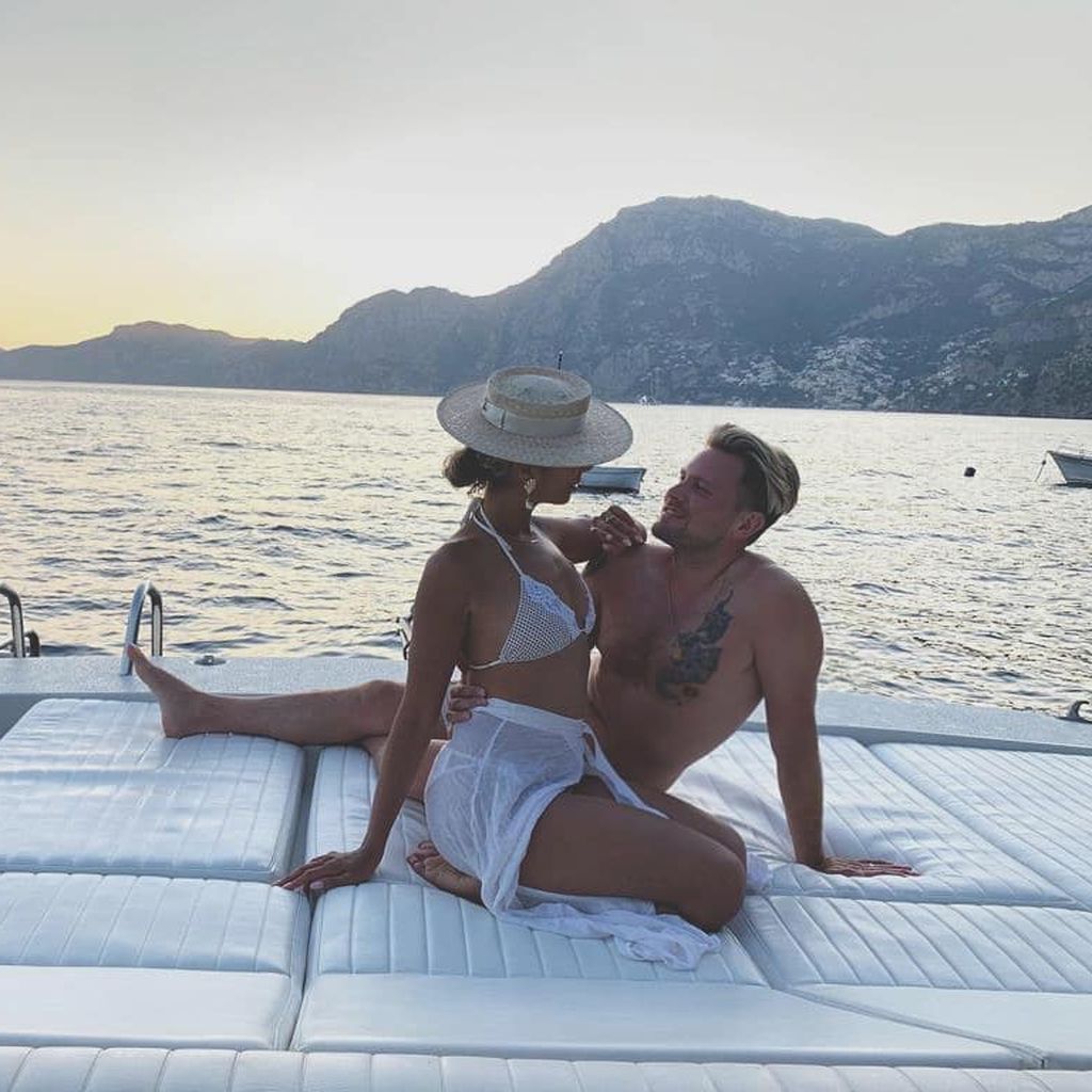 Leona Lewis und Dennis Jauch in Italien