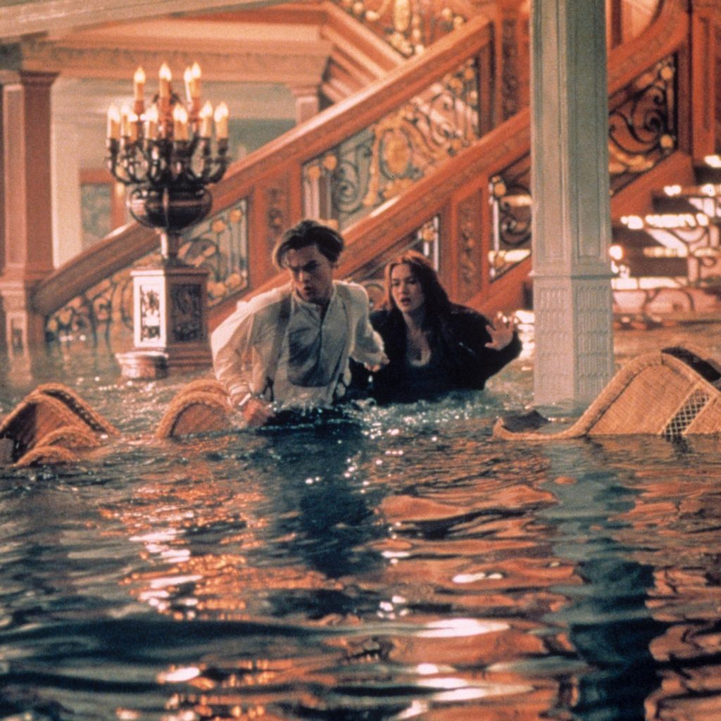 Leonardo DiCaprio und Kate Winslet in "Titanic"