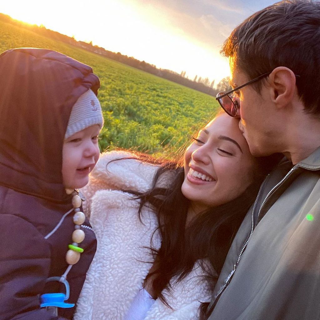 Leonardo, Paola Maria und Sascha Koslowski im Januar 2020