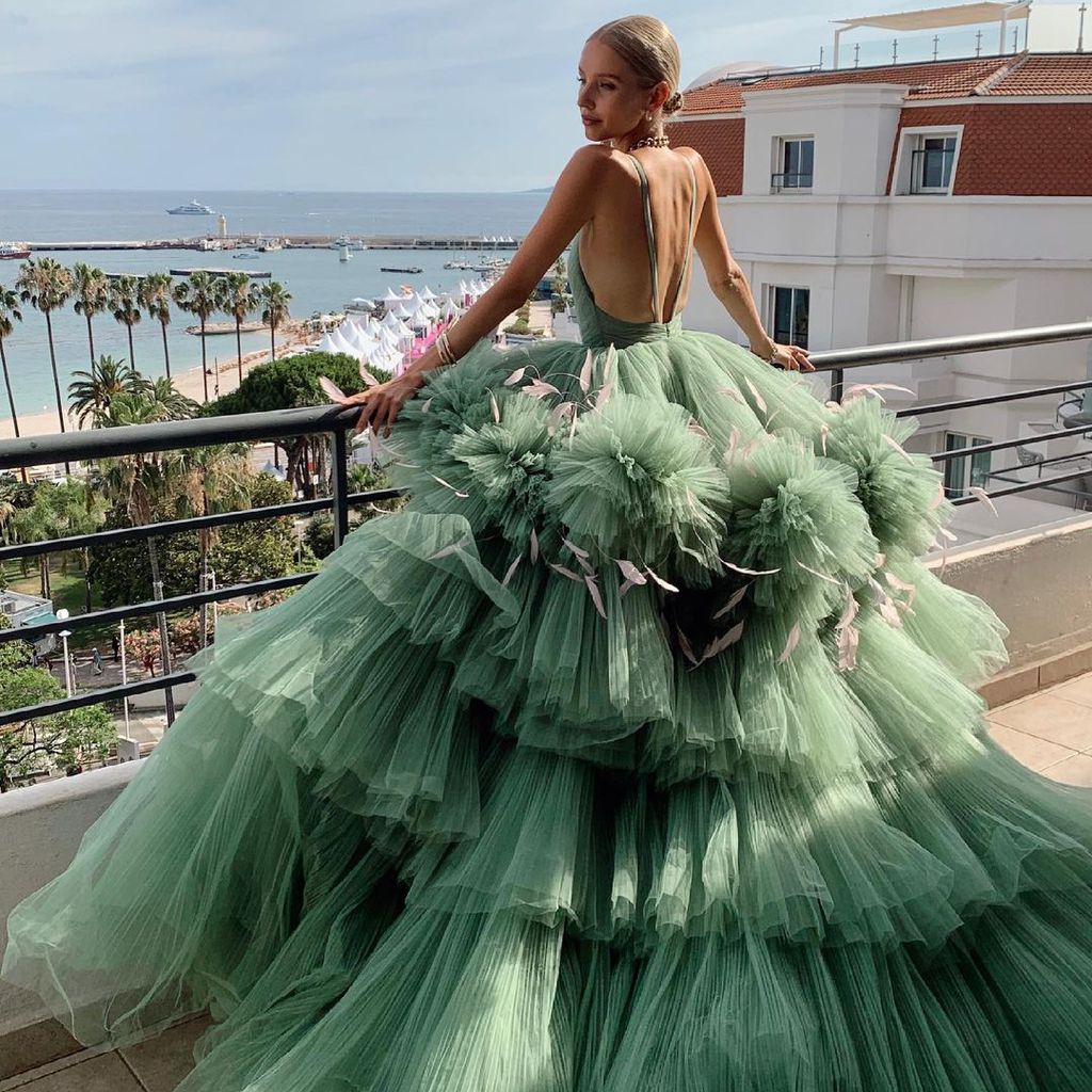 Fashion-Influencerin Leonie Hanne in Cannes, Juli 2021