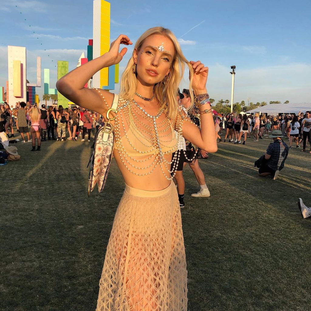 Leonie Hanne beim Coachella-Festival