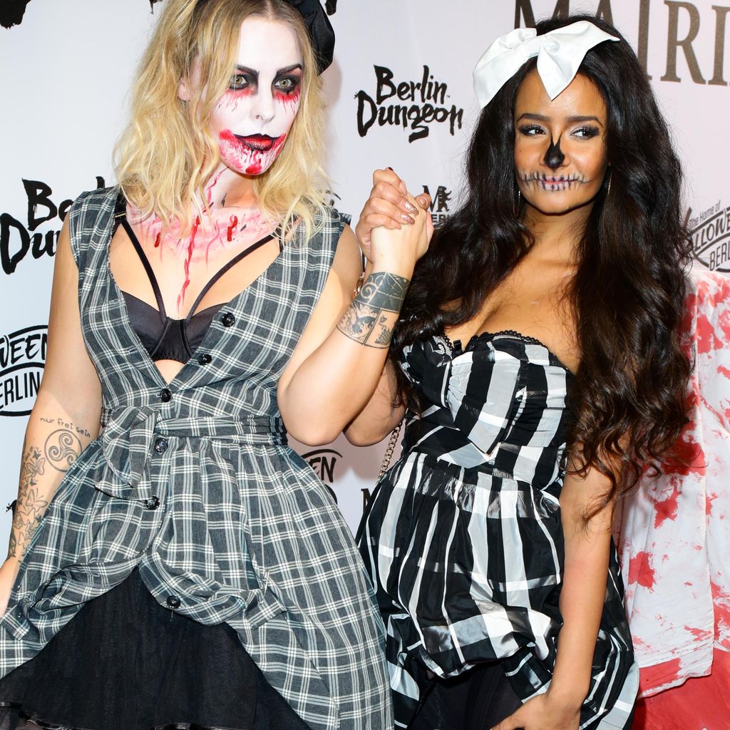 Leonore Bartsch und Gabby bei der Halloween-Party von Natascha Ochsenknecht