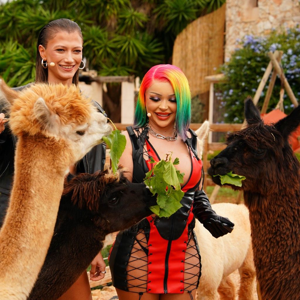 Leony und Katja Krasavice im DSDS-Recall
