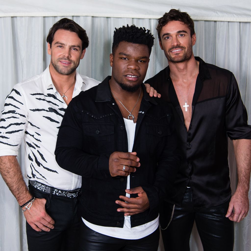 Levi Davis backstage bei "X Factor Celebrity"