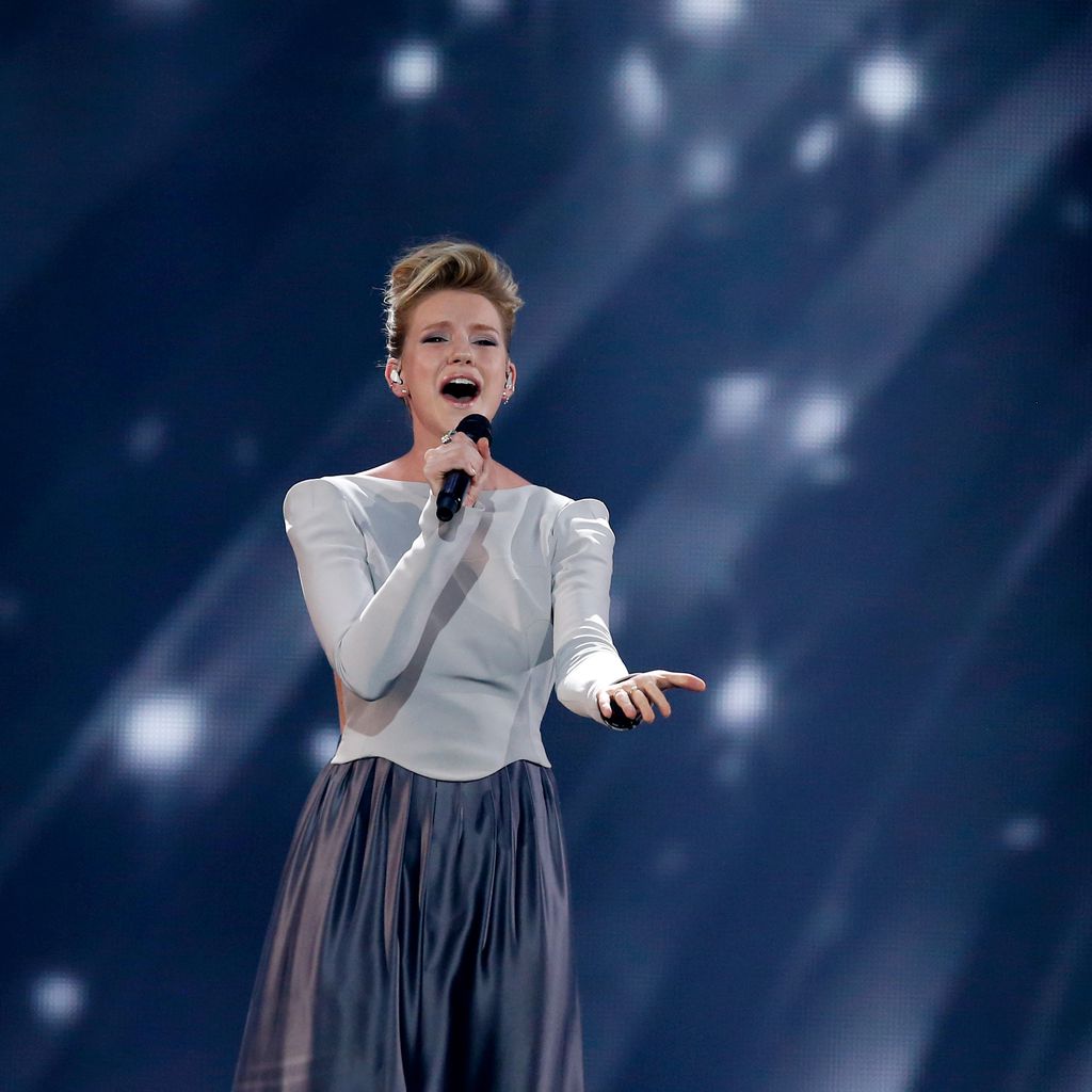 Levina beim ESC-Finale in Kiew 2017
