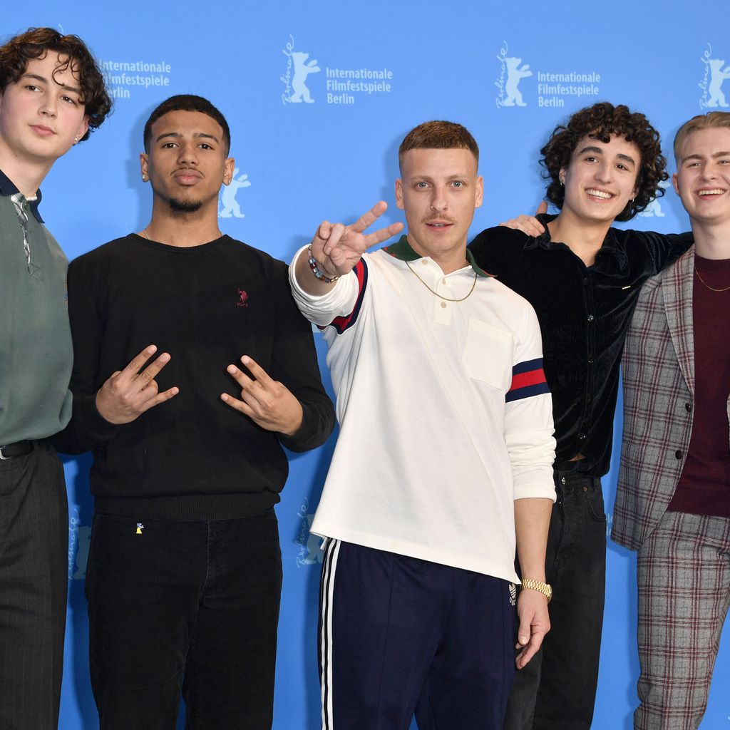 Levy Rico Arcos, Aaron Maldonado-Morales, Felix Lobrecht, Rafael Luis Klein-Heßling und Vincent Wiem