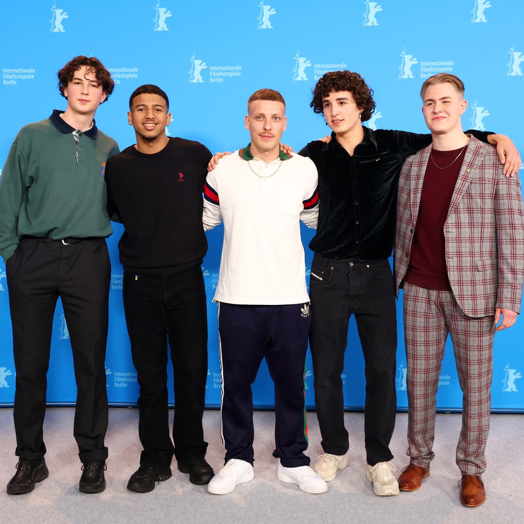 Levy Rico Arcos, Aaron Maldonado-Morales, Felix Lobrecht, Rafael Luis Klein-Heßling und Vincent Wiem