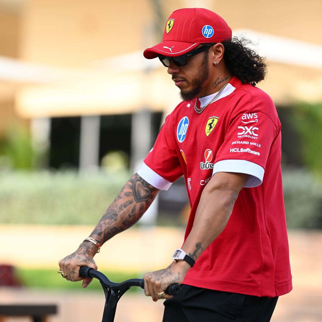Lewis Hamilton im April 2025