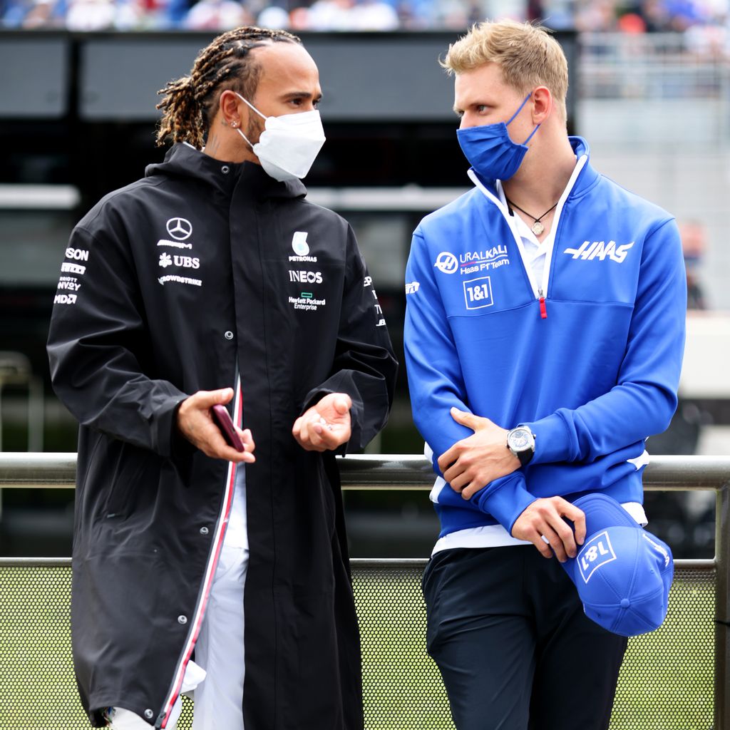Lewis Hamilton und Mick Schumacher, Juni 2021