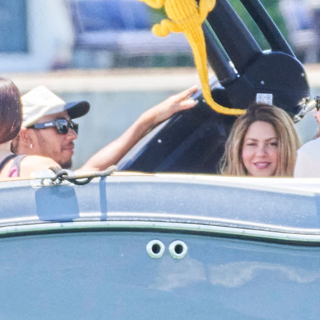Lewis Hamilton und Shakira bei einer Bootsfahrt in Miami