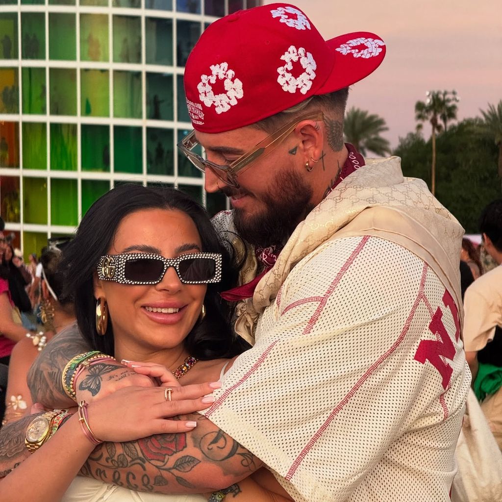 Leyla Lahouar und Mike Heiter im April 2025