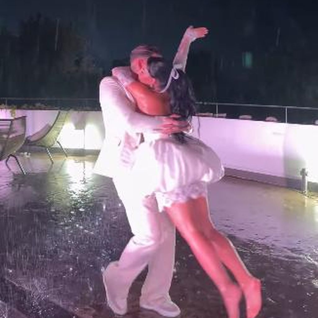Leyla und Mike Heiter am ersten Tag ihres Hochzeitswochenendes