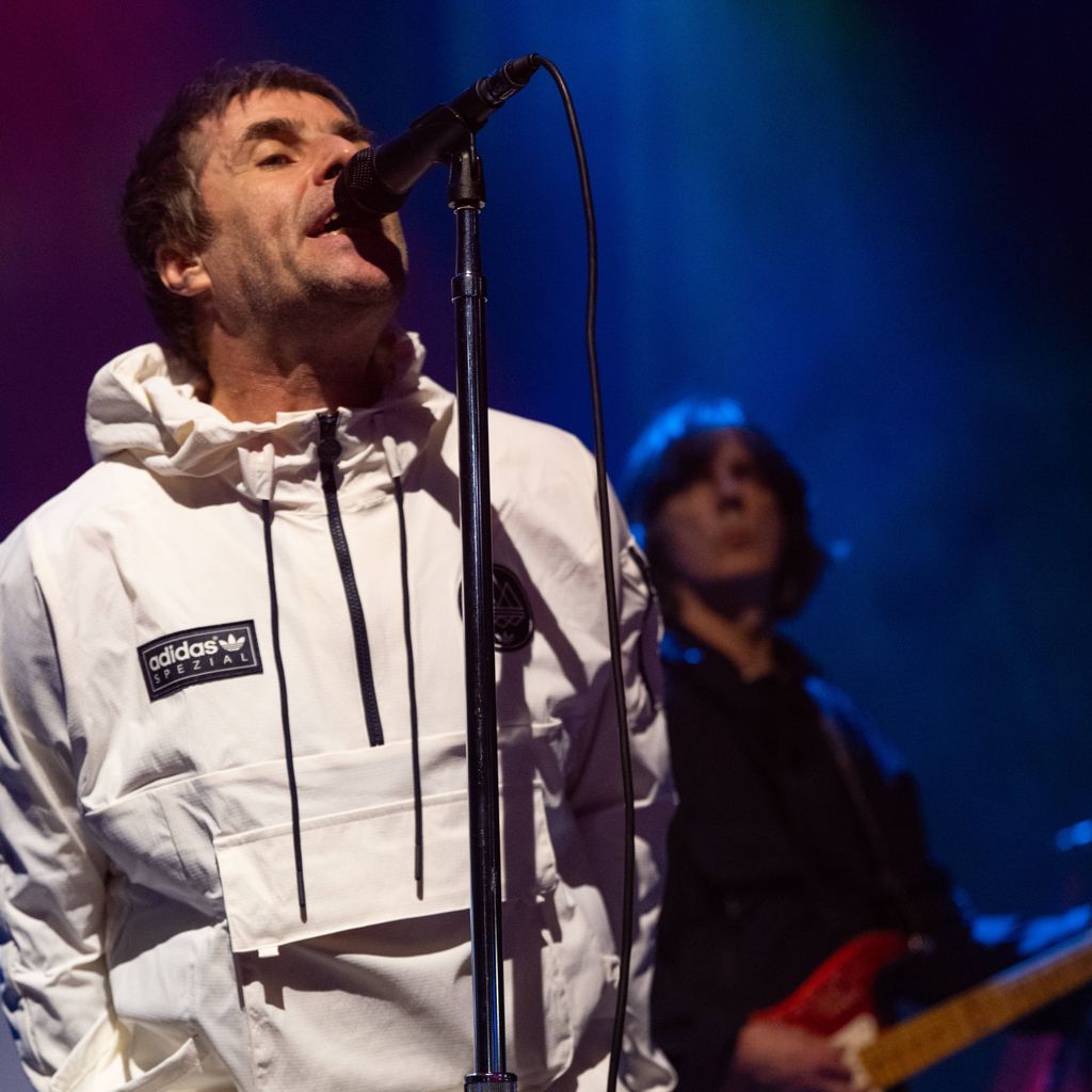 Liam Gallagher und John Squire beim Konzert in London