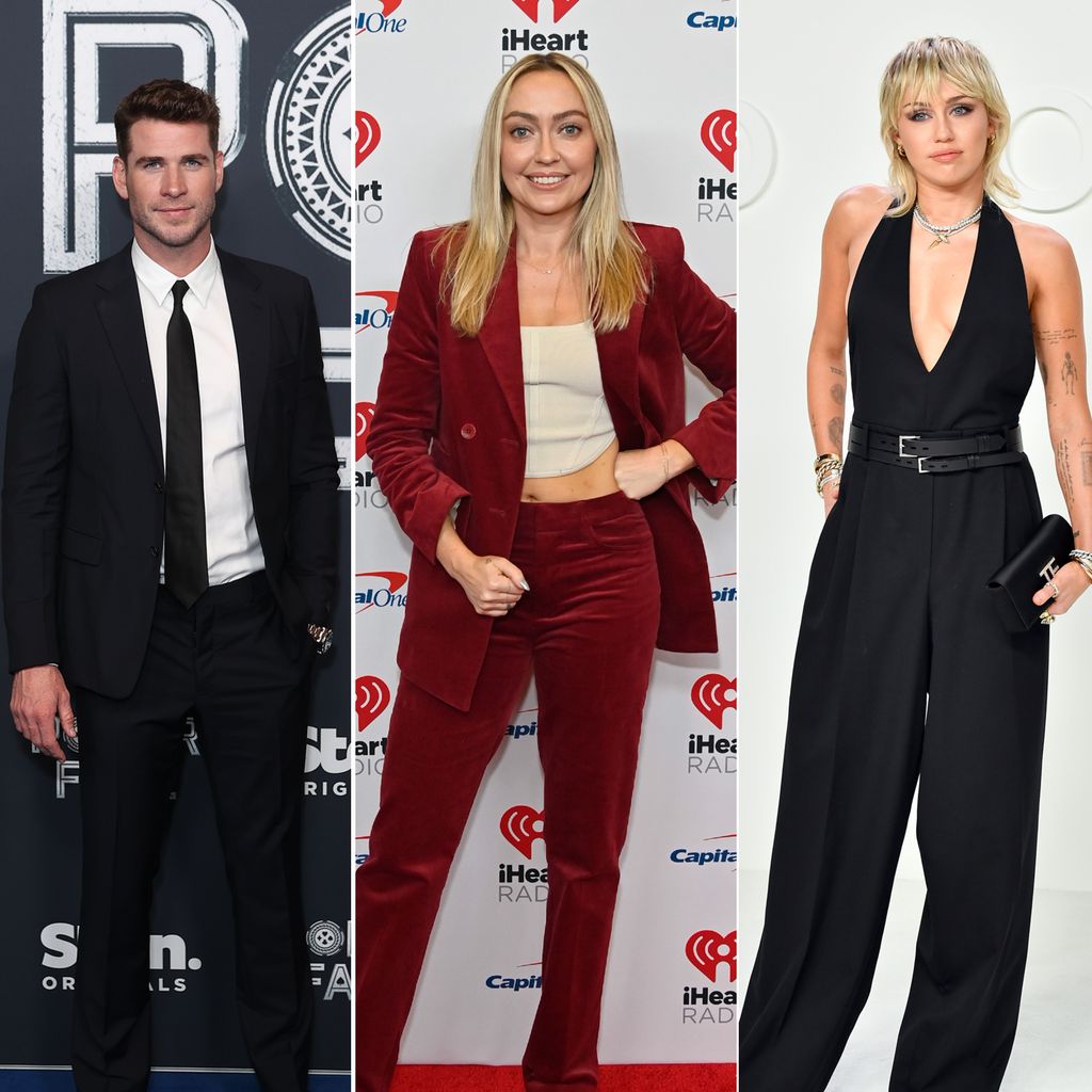 Liam Hemsworth, Brandi Cyrus und Miley Cyrus