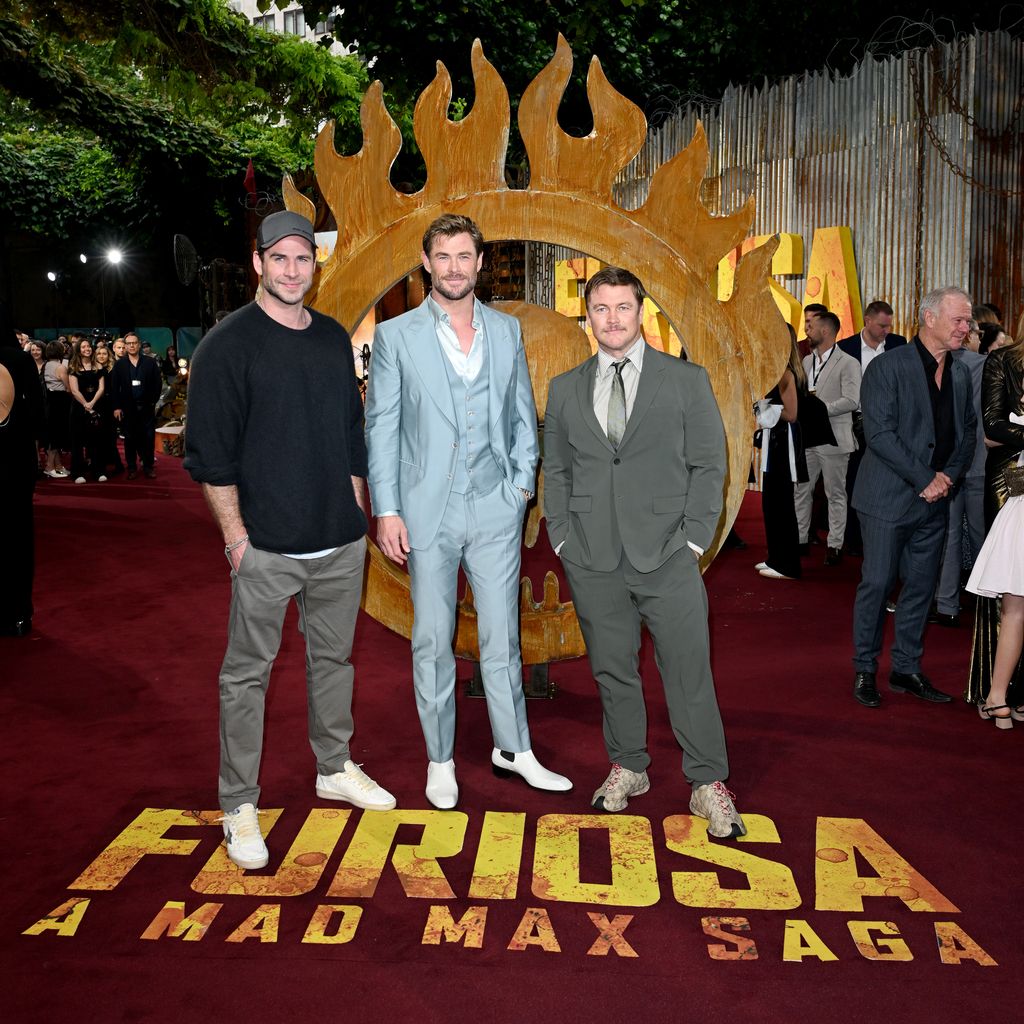 Liam Hemsworth, Chris Hemsworth und Luke Hemsworth bei der Premiere von "Furiosa: A Mad Max Saga