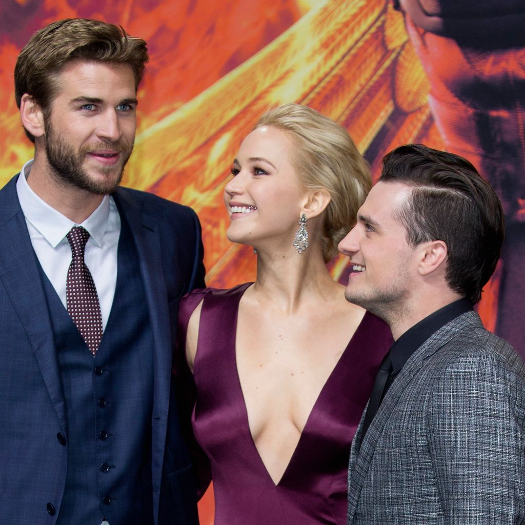 Liam Hemsworth, Jennifer Lawrence, Josh Hutcherson