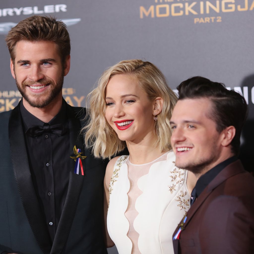 Liam Hemsworth, Jennifer Lawrence, Josh Hutcherson